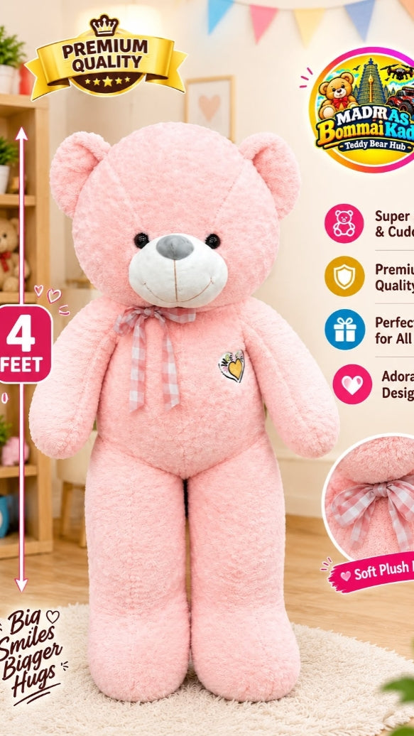 4 feet premium quality teddy