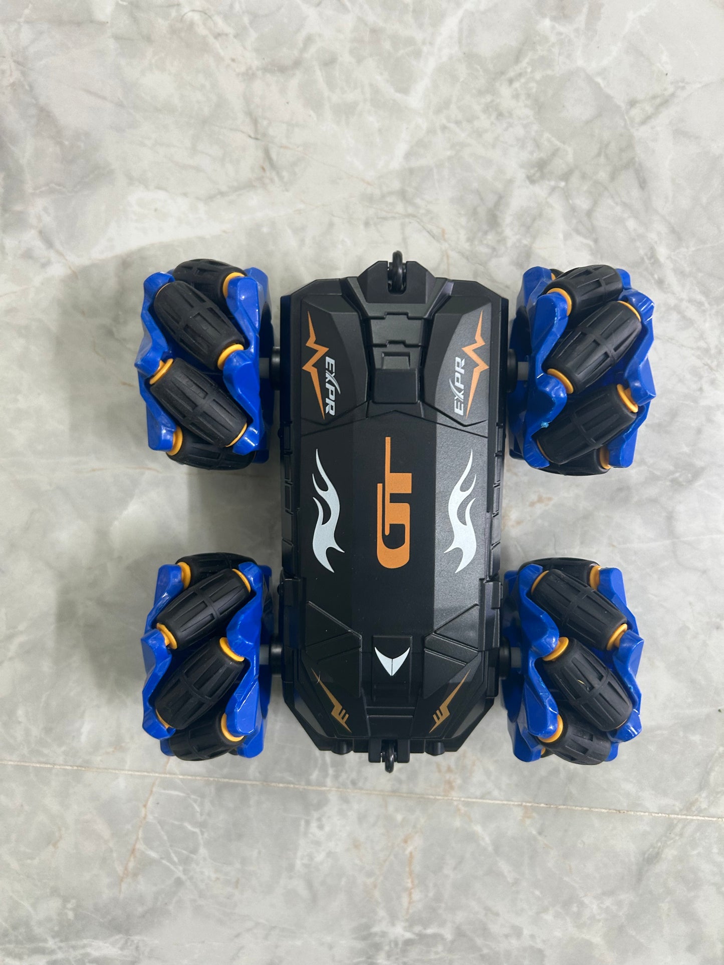 RC Stunt Car with Lights Music 360 Degree Flips Sidesway Double Sided Remote Control Car Toys for Kids