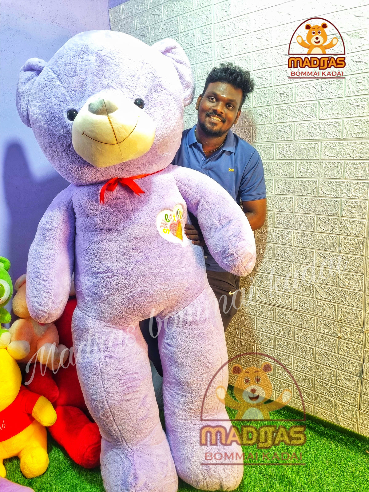 6.2 feet premium quality teddy