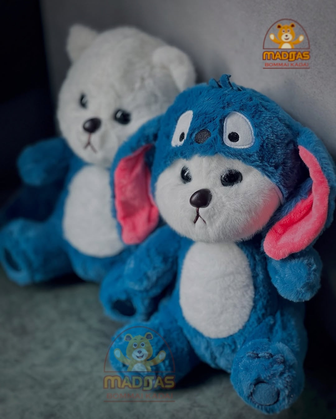 Blue hoodie teddy bear