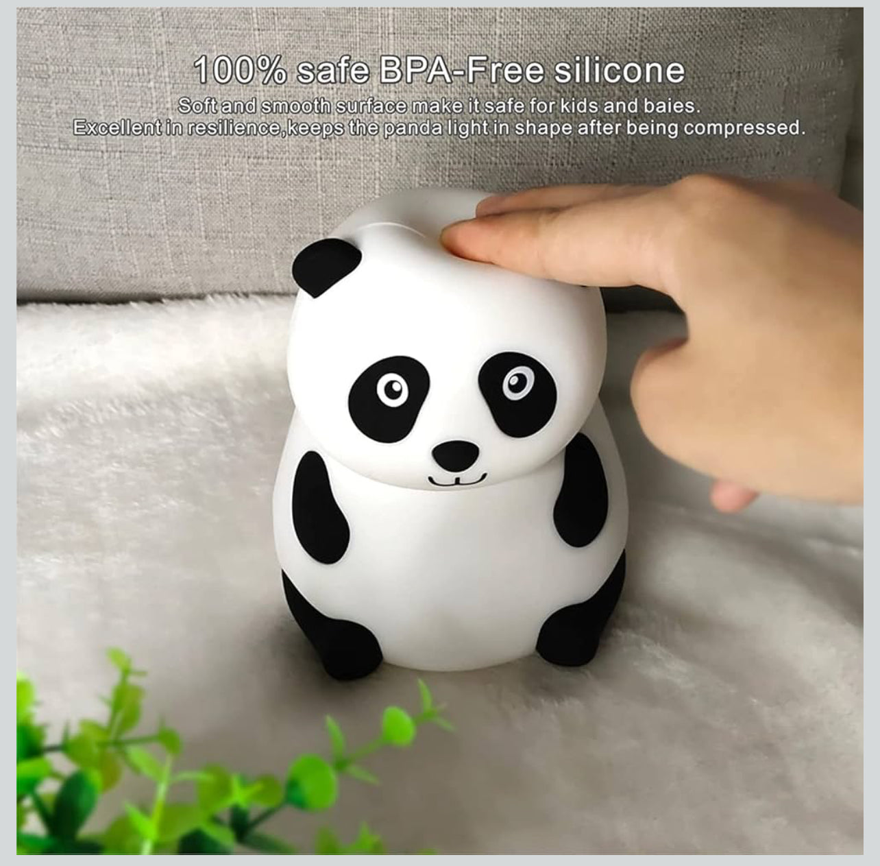 Silicone Panda Lamp