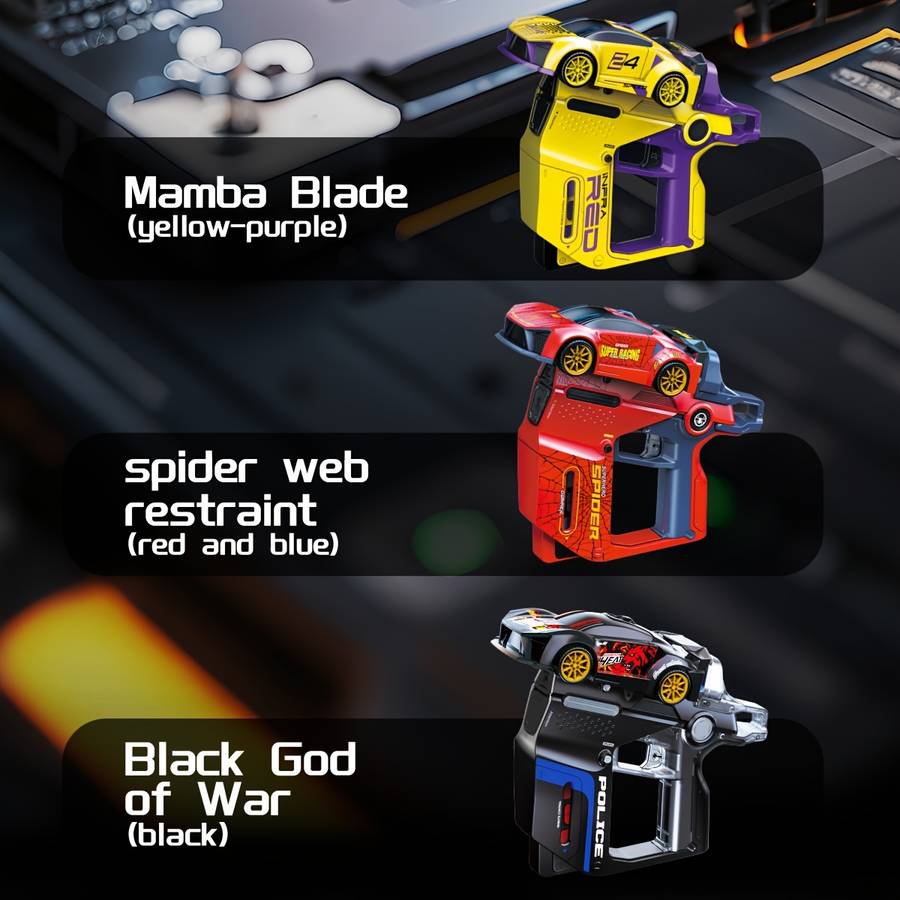 3-in-1 Infrared Gun Shooting RC Car Parent Child Interactive Multiplayer Battle Electric Remote Control Toy for Boys and Girls