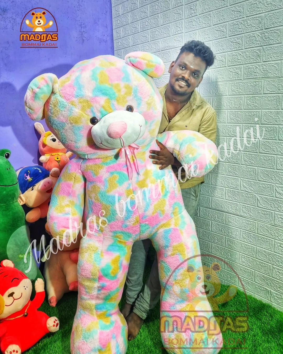 Teddy bear big size 6 feet online