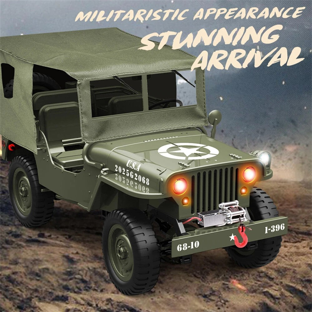 JJRC C8815 1:10 4WD Willys Military RC Jeep