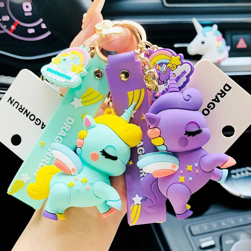 Unicorn keychain