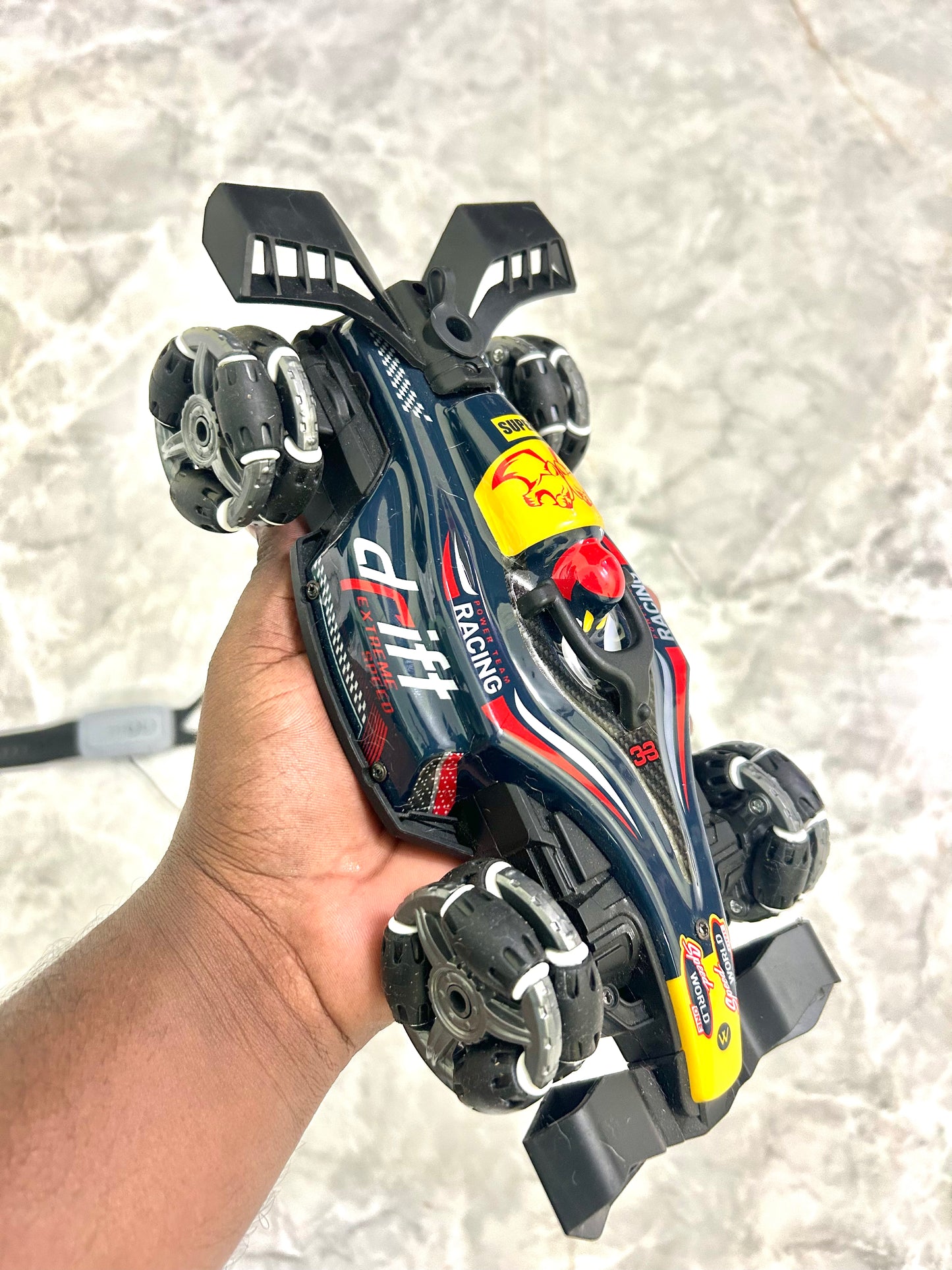 F1 4WD RC Drift Car with Smoke Spray & LED Lights