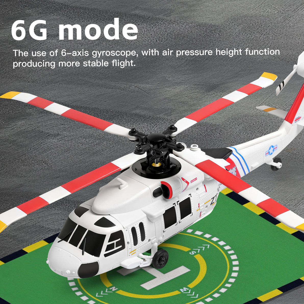 WLtoys K270 Black Hawk RC Helicopter – 4CH Brushless Optical Flow RTF