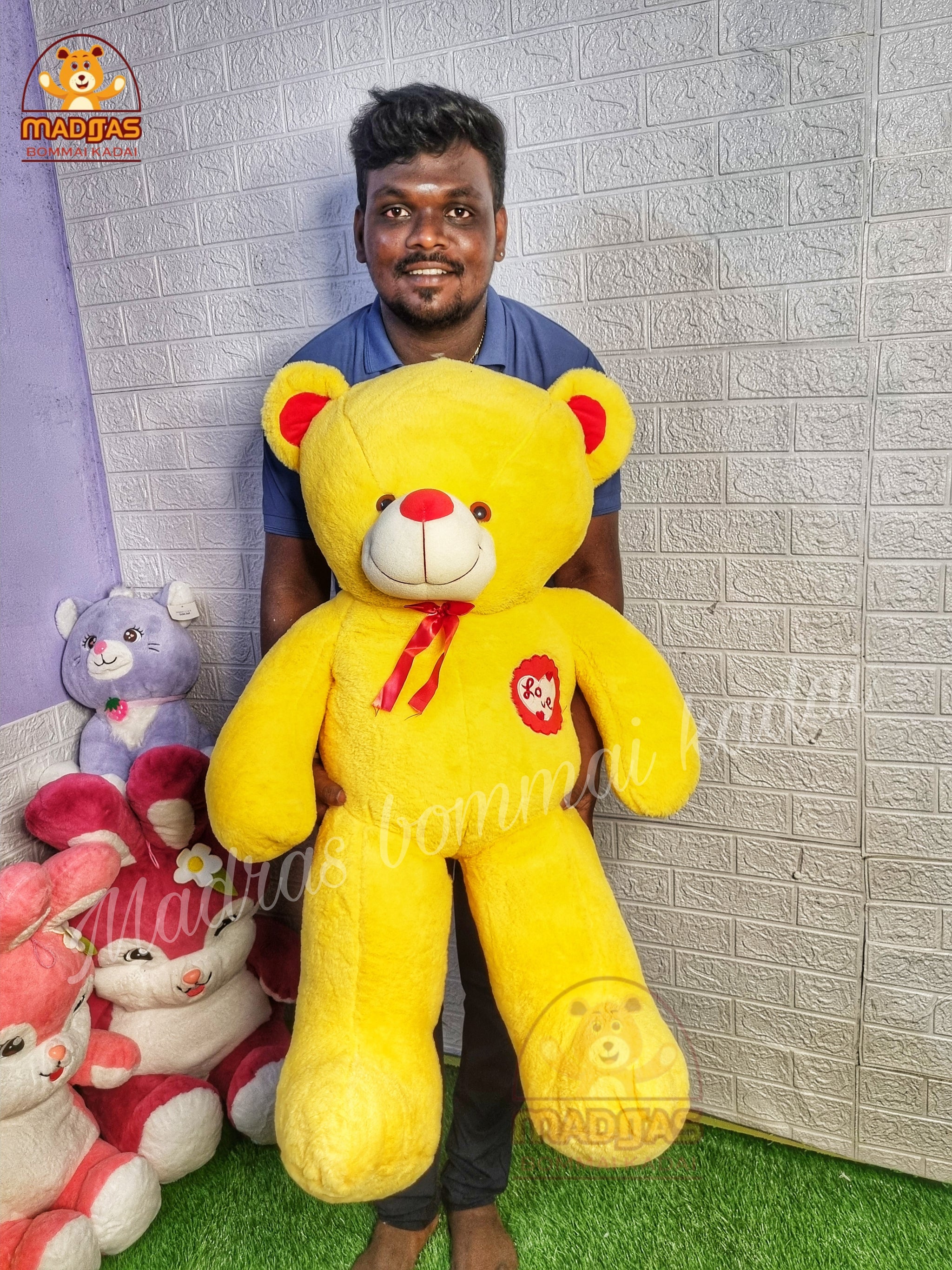 3 Feet Teddy Bear Madras Bommai Kadai 3-feet-teddy-bear-madras-bommai-kadai
