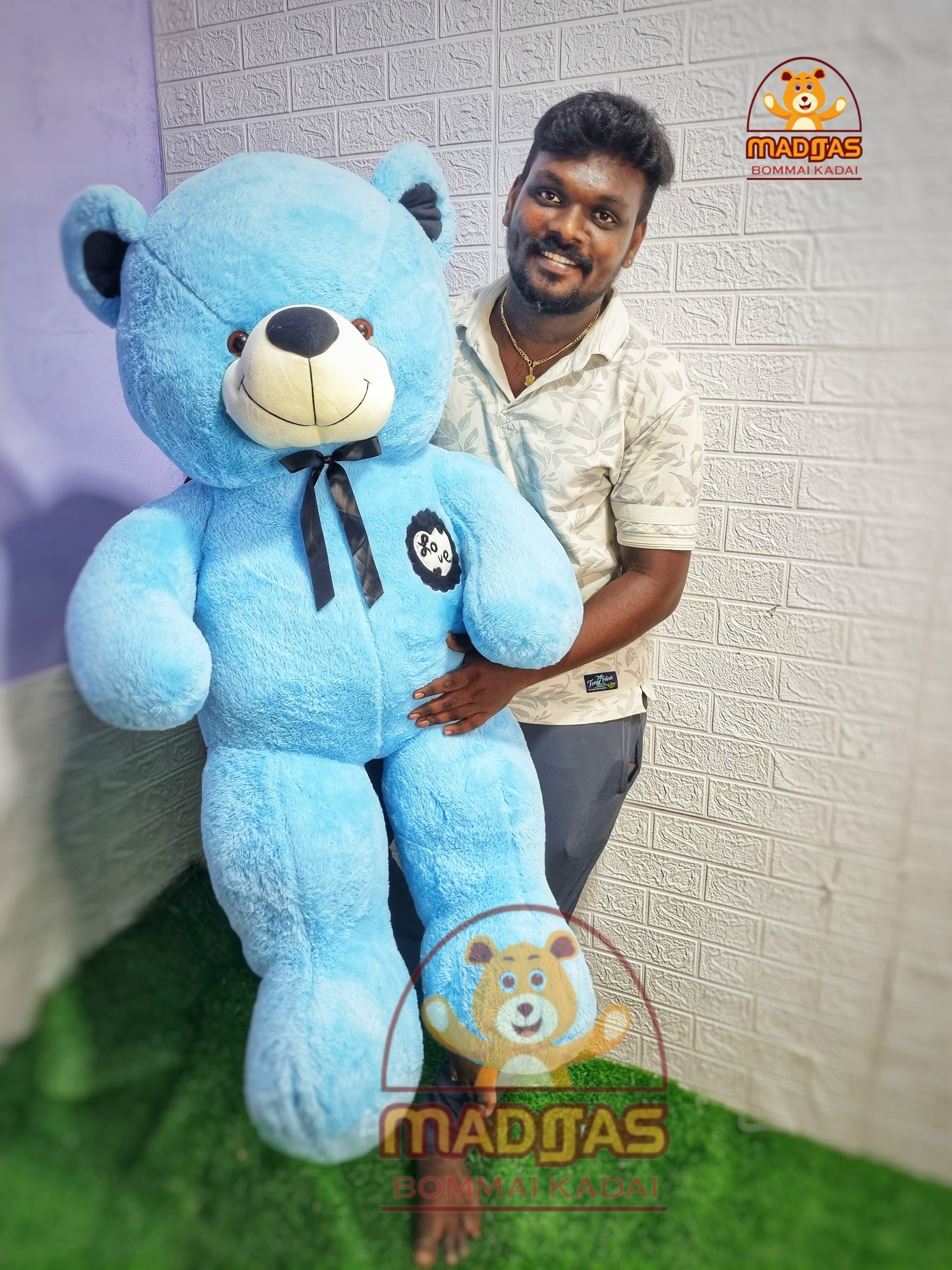 4 Feet Teddy Bear Madras Bommai Kadai