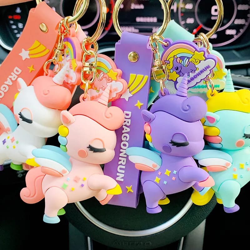 Unicorn keychain