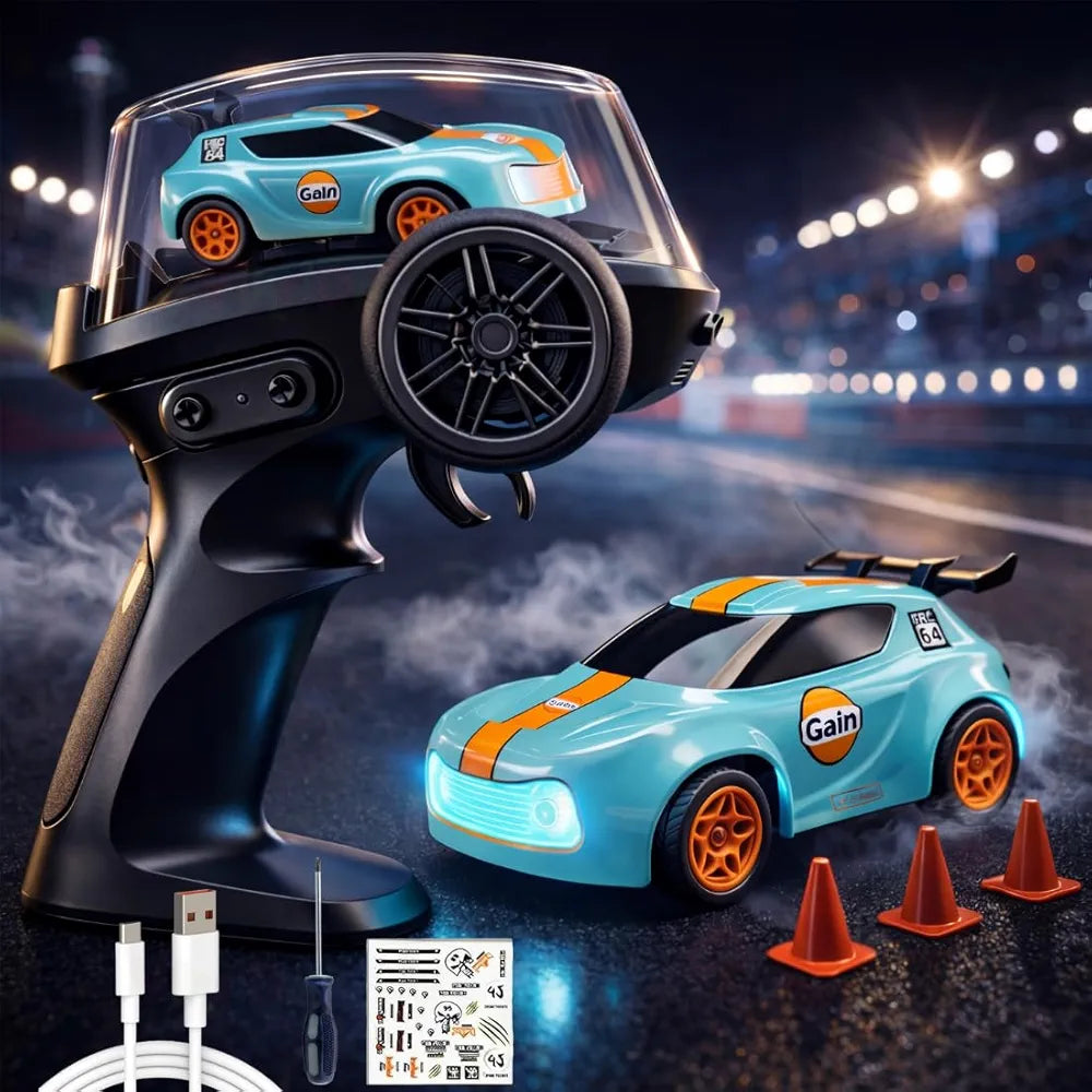 1:64 Mini Drift RC Car – Compact Indoor Racing & Drifting Experience