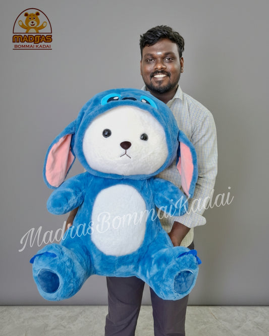 Blue hoodie teddy bear