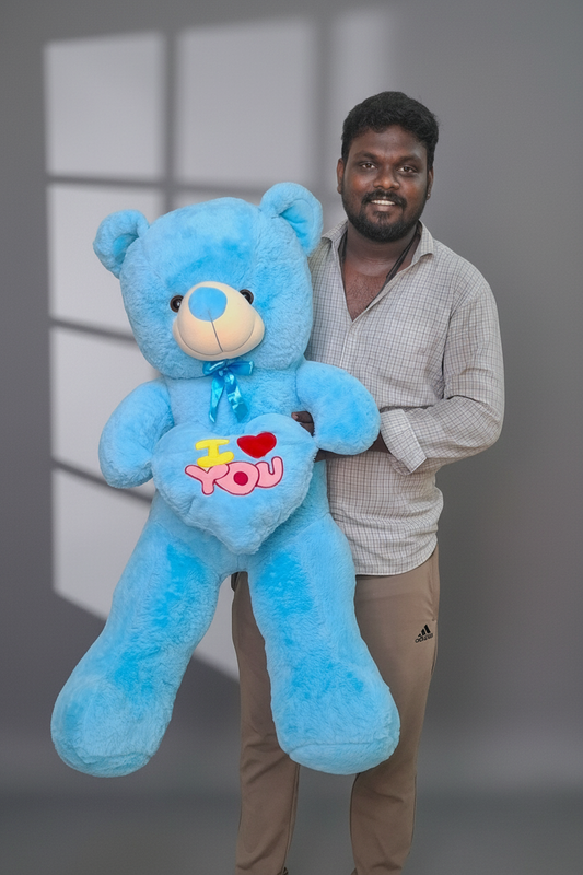 3 Feet Heartin Teddy Bear