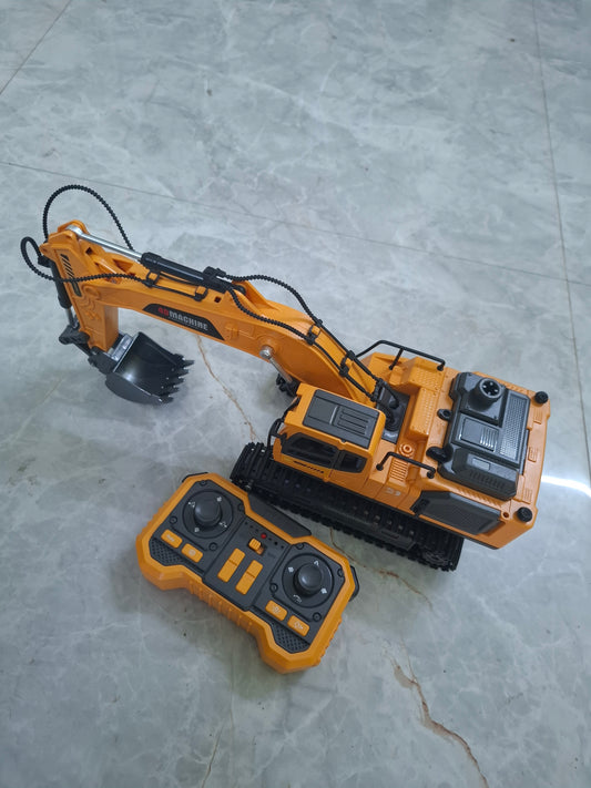 Rc JCB Excavator 1:16 Scale | 2.4Ghz | Metal Digging Head | Light & Sounds | Horn | Demo mode | Smoke Sprayin
